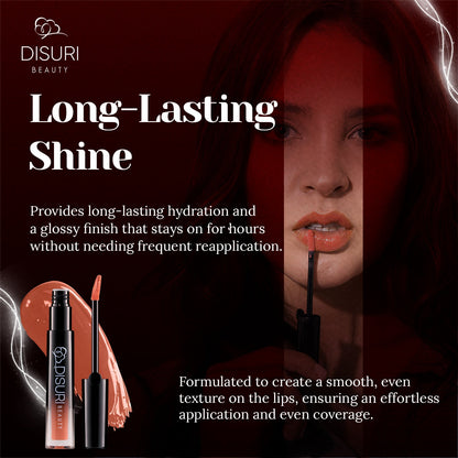 DISURI Beauty Glossy Blast Lip Gloss - Tropical Twist