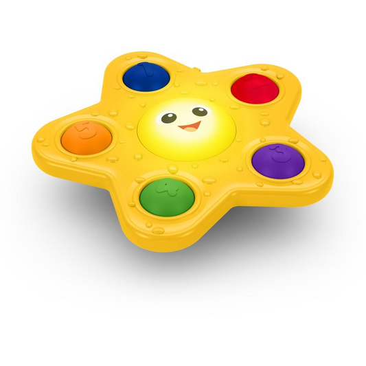 Baby Einstein Pop &amp; Glow Starfish - tapadókoronggal (074451167087)