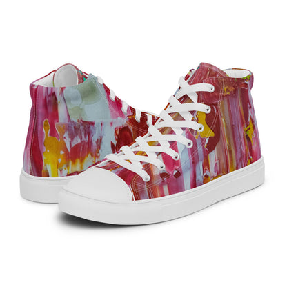 Gianneli Colours Handmade Women’s High Top Canvas Shoes