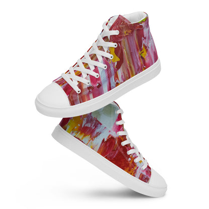 Gianneli Colours Handmade Women’s High Top Canvas Shoes