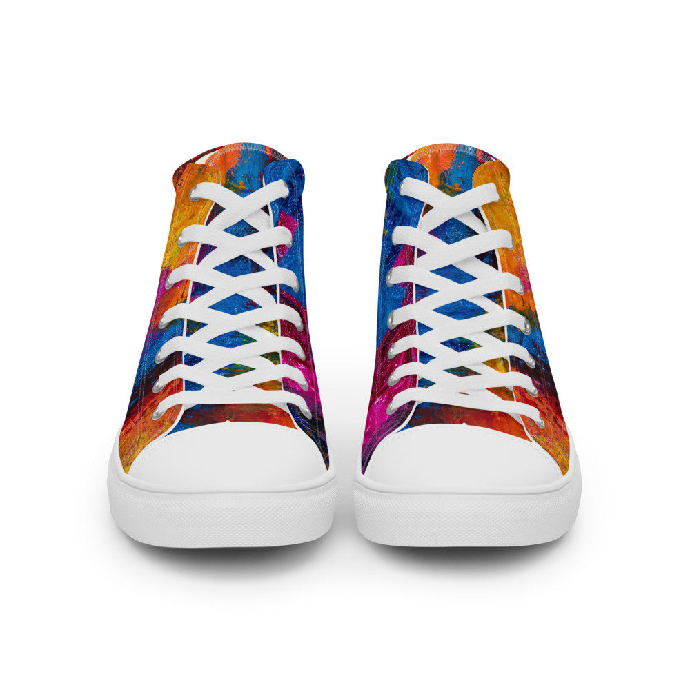Gianneli Colours Handmade Women’s High Top Canvas Shoes