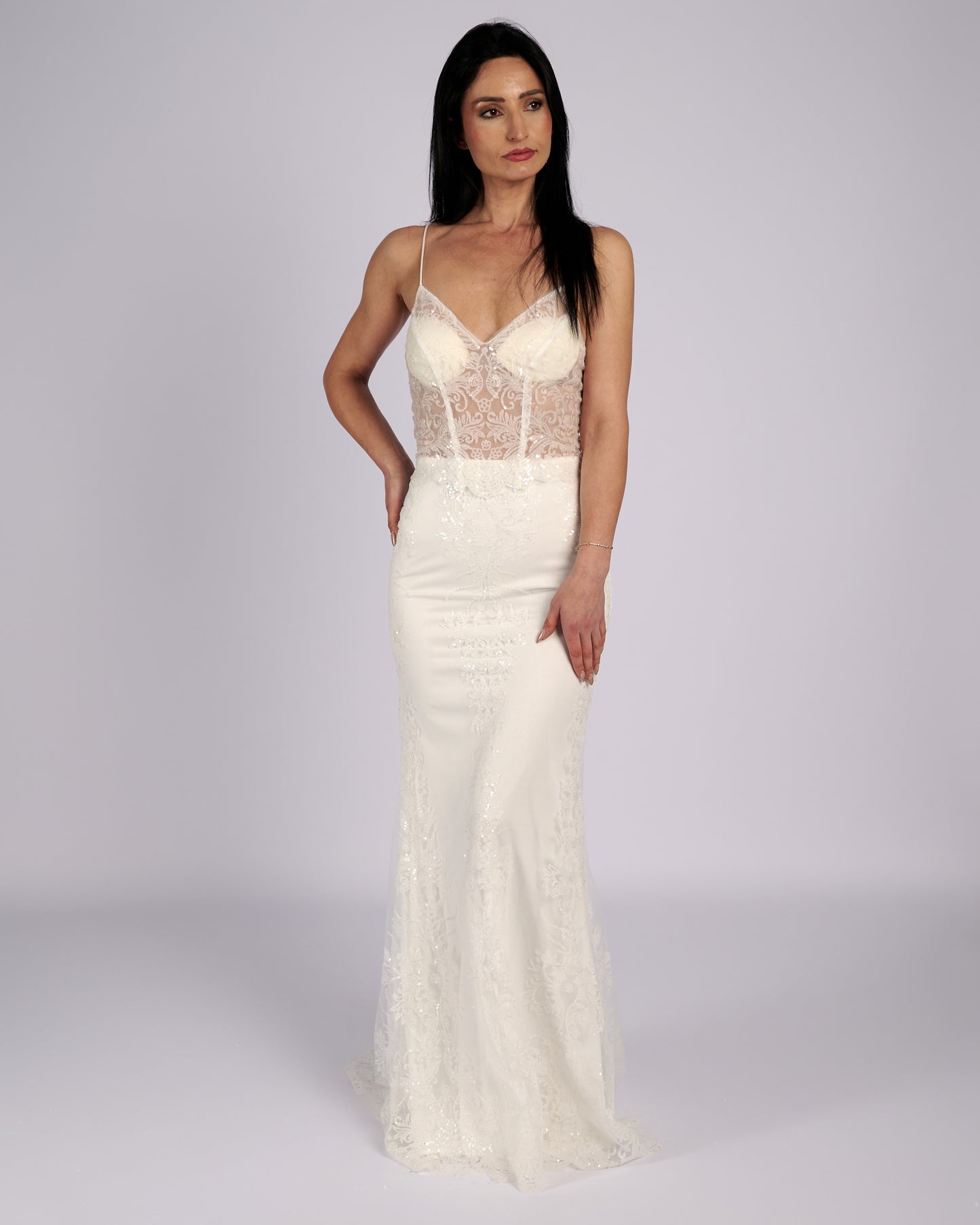 Chelsea Mermaid Spaghetti Straps Bridal Dress Chelsea Mermaid Spaghetti Straps Bridal Dresses