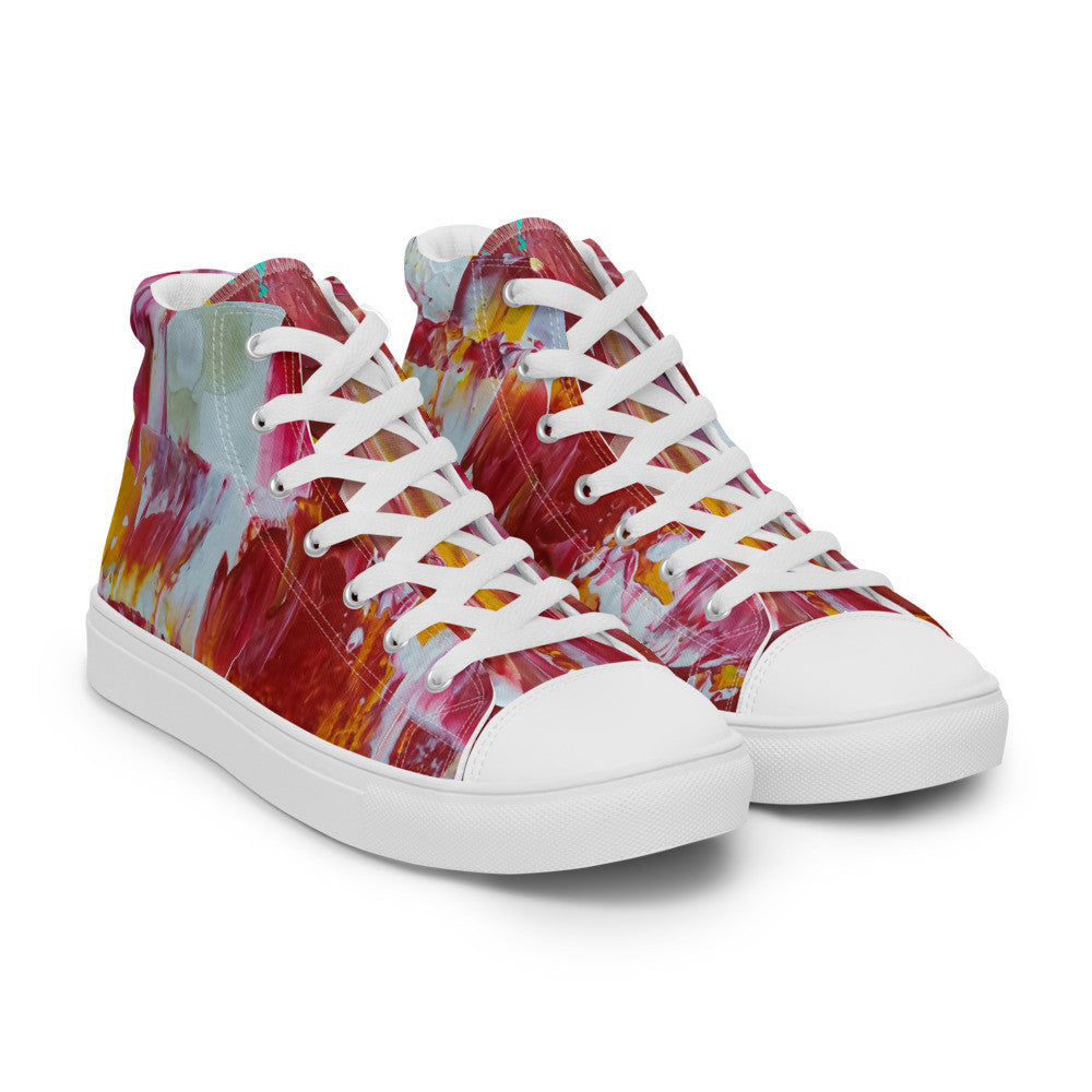 Gianneli Colours Handmade Women’s High Top Canvas Shoes