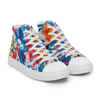 Gianneli Colours Handmade Women’s High Top Canvas Shoes