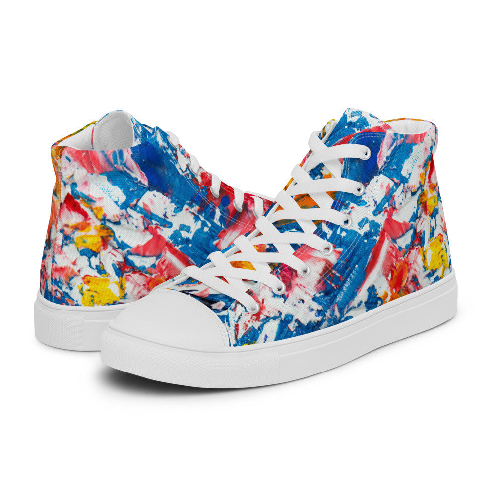 Gianneli Colours Handmade Women’s High Top Canvas Shoes