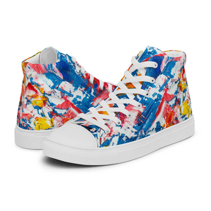 Gianneli Colours Handmade Women’s High Top Canvas Shoes