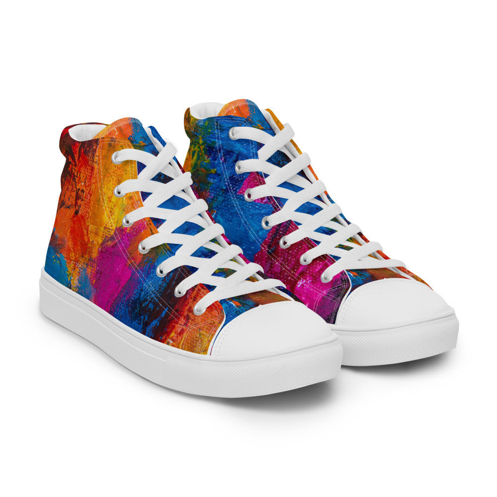 Gianneli Colours Handmade Women’s High Top Canvas Shoes