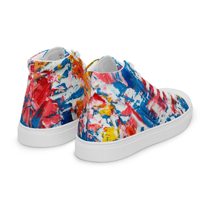 Gianneli Colours Handmade Women’s High Top Canvas Shoes