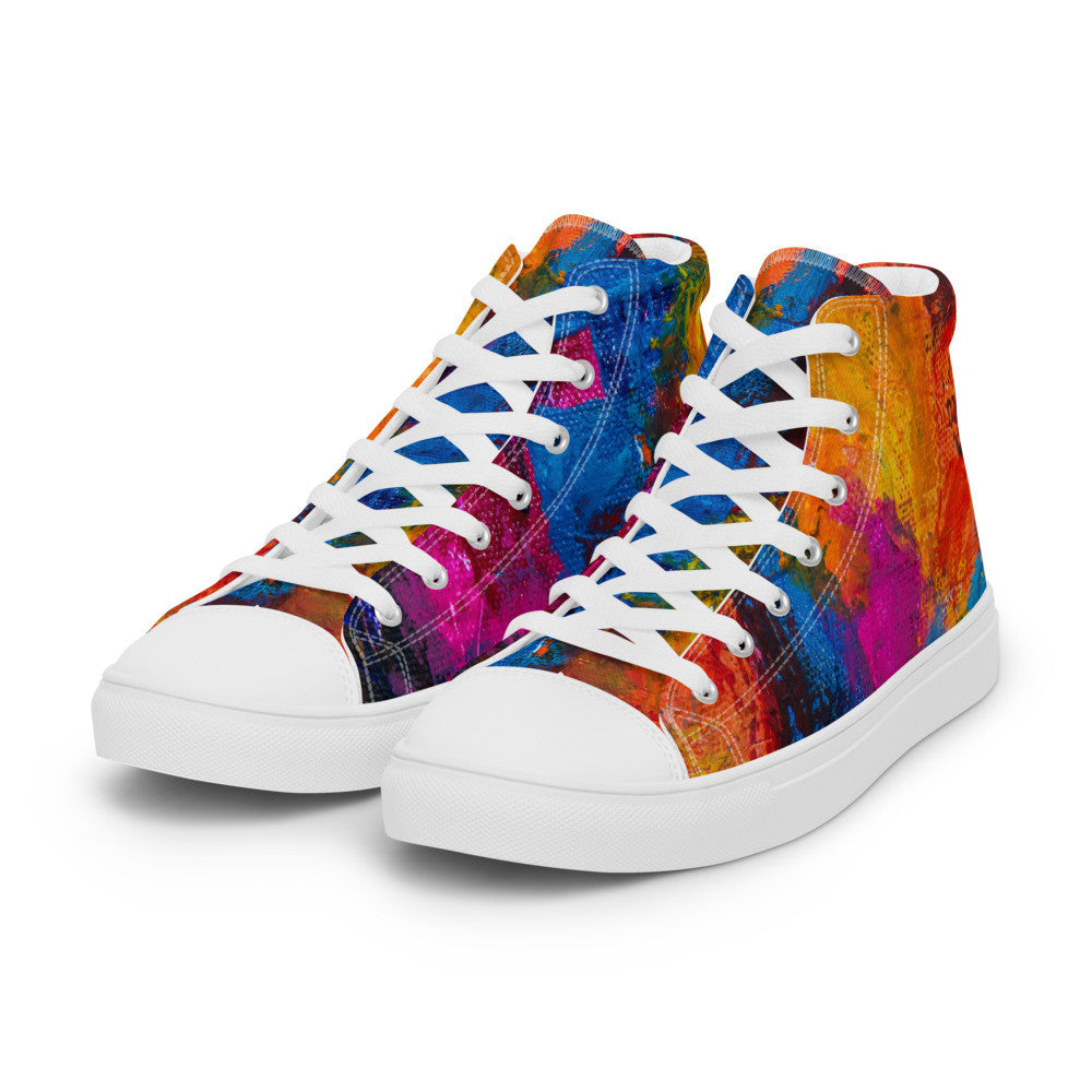 Gianneli Colours Handmade Women’s High Top Canvas Shoes