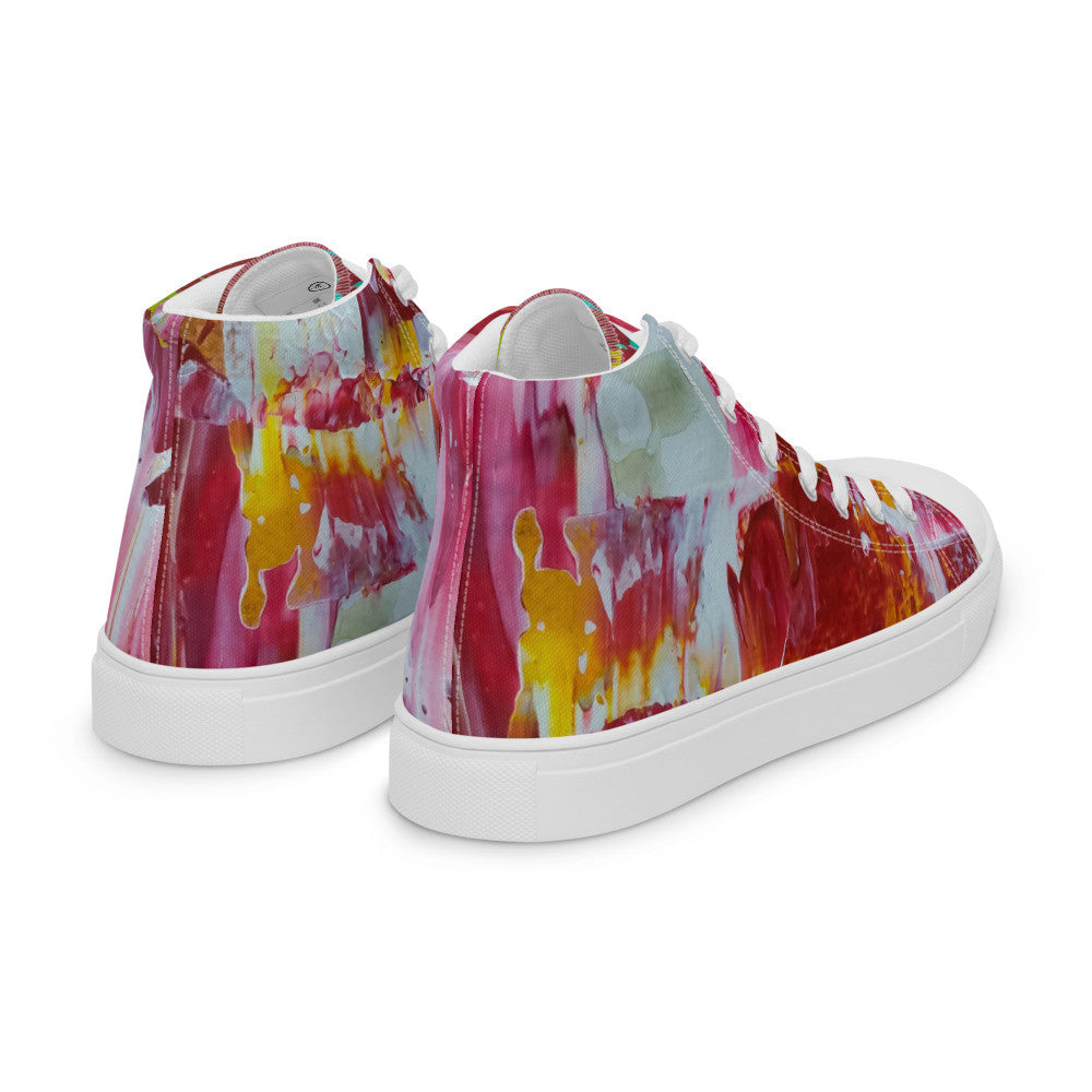 Gianneli Colours Handmade Women’s High Top Canvas Shoes