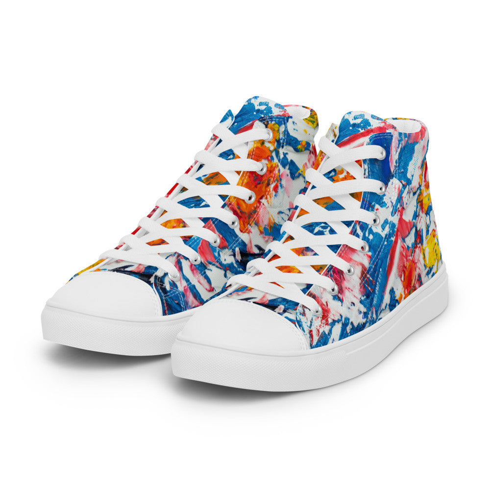 Gianneli Colours Handmade Women’s High Top Canvas Shoes