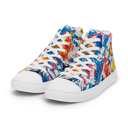 Gianneli Colours Handmade Women’s High Top Canvas Shoes