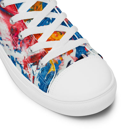 Gianneli Colours Handmade Women’s High Top Canvas Shoes