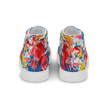 Gianneli Colours Handmade Women’s High Top Canvas Shoes