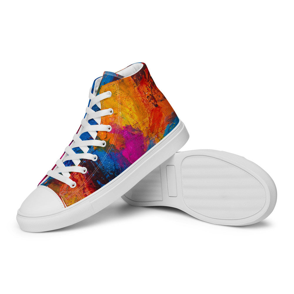 Gianneli Colours Handmade Women’s High Top Canvas Shoes