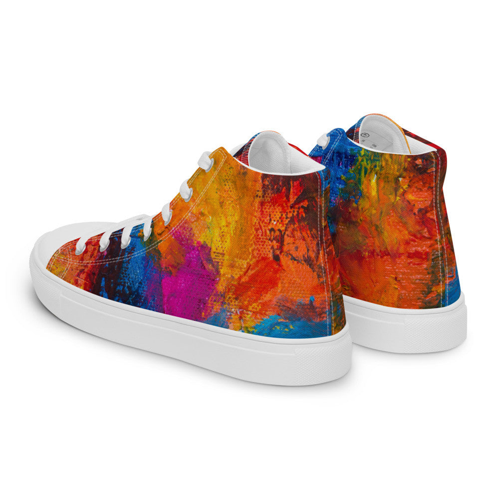 Gianneli Colours Handmade Women’s High Top Canvas Shoes