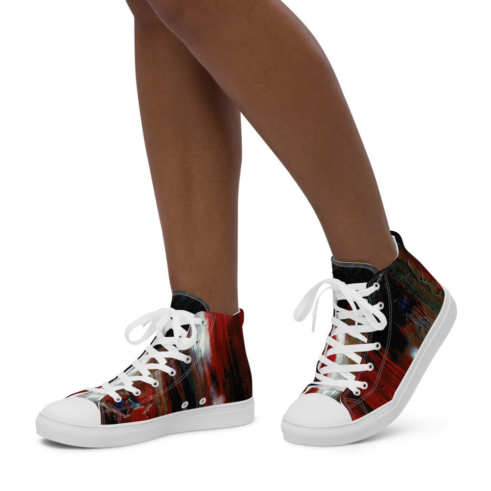 Gianneli Colours Handmade Women’s High Top Canvas Shoes