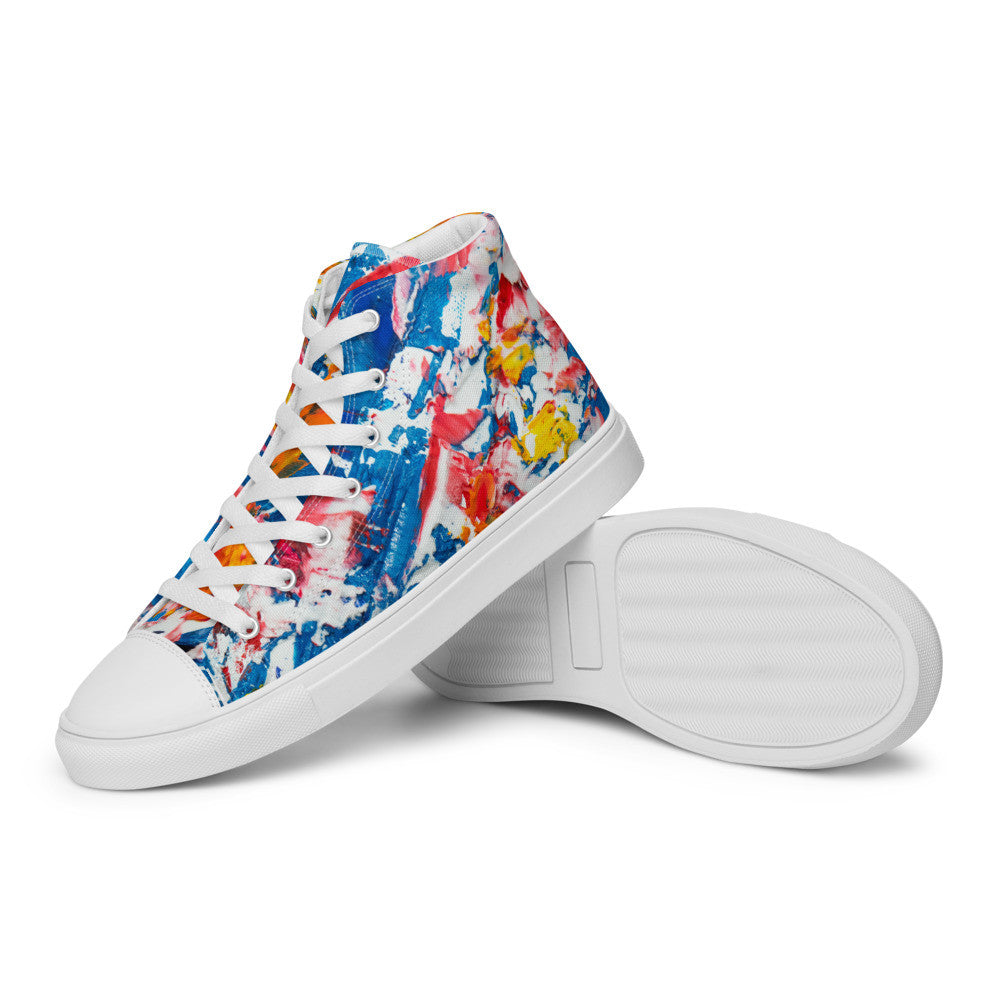 Gianneli Colours Handmade Women’s High Top Canvas Shoes