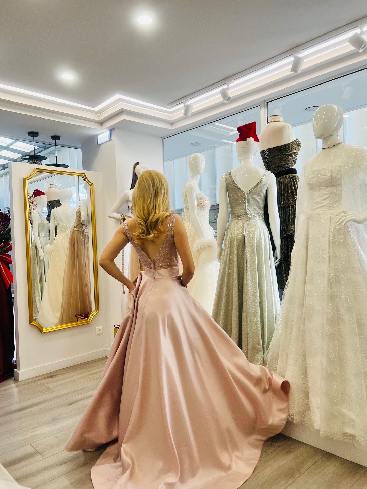 Seren Soft Pink Maxi Dress Evening Dresses