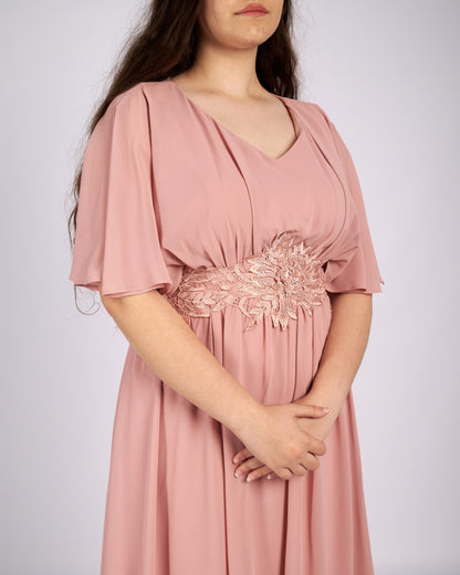 Dorothy Pink Flare Chiffon Dress "evening dresses"