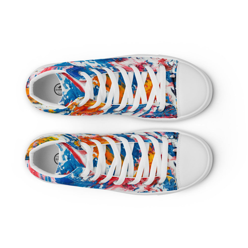 Gianneli Colours Handmade Women’s High Top Canvas Shoes