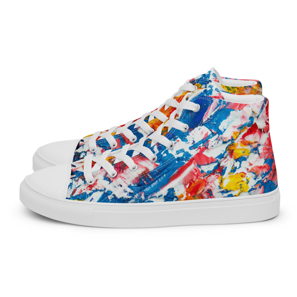 Gianneli Colours Handmade Women’s High Top Canvas Shoes