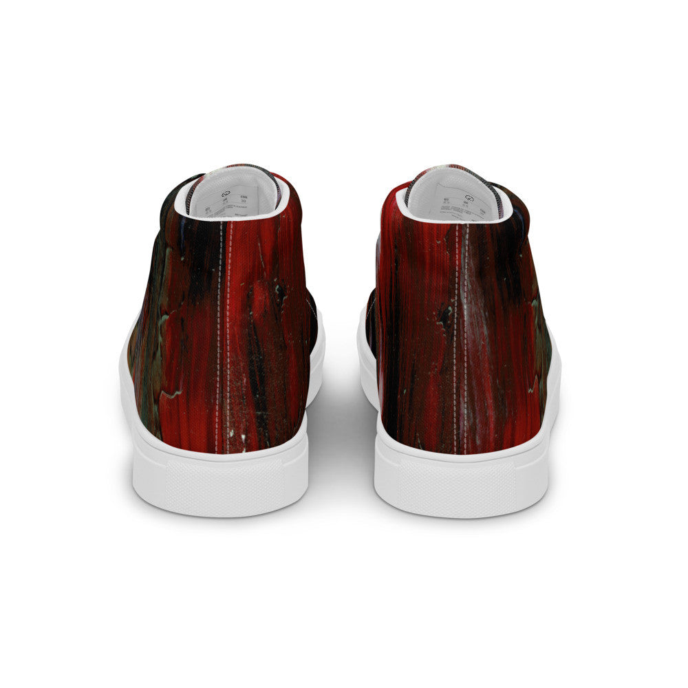 Gianneli Colours Handmade Women’s High Top Canvas Shoes