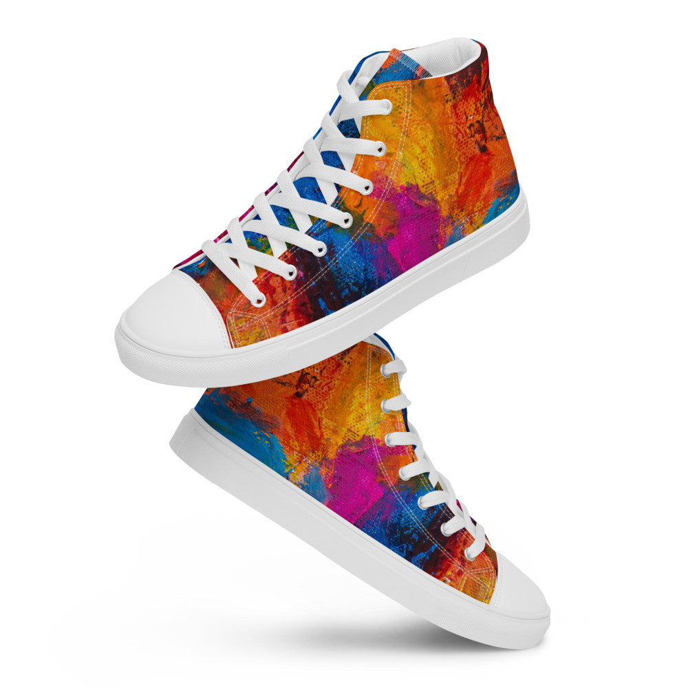 Gianneli Colours Handmade Women’s High Top Canvas Shoes