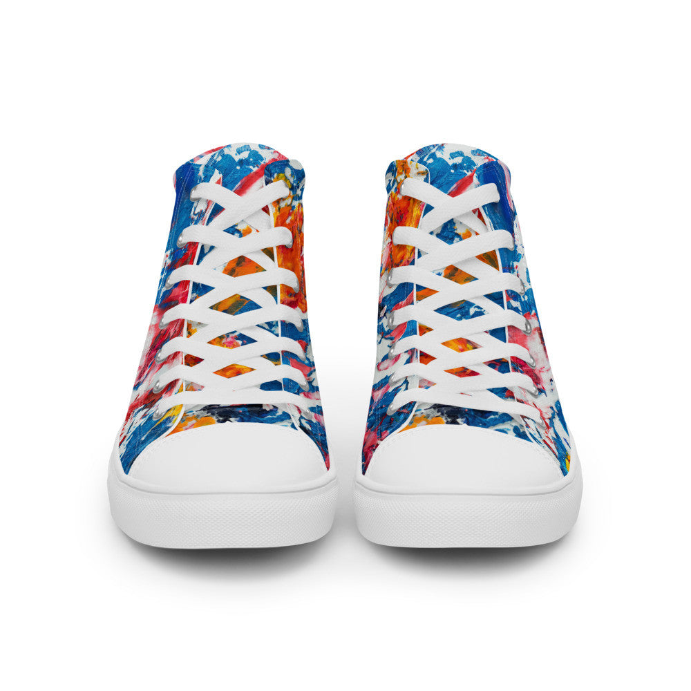 Gianneli Colours Handmade Women’s High Top Canvas Shoes