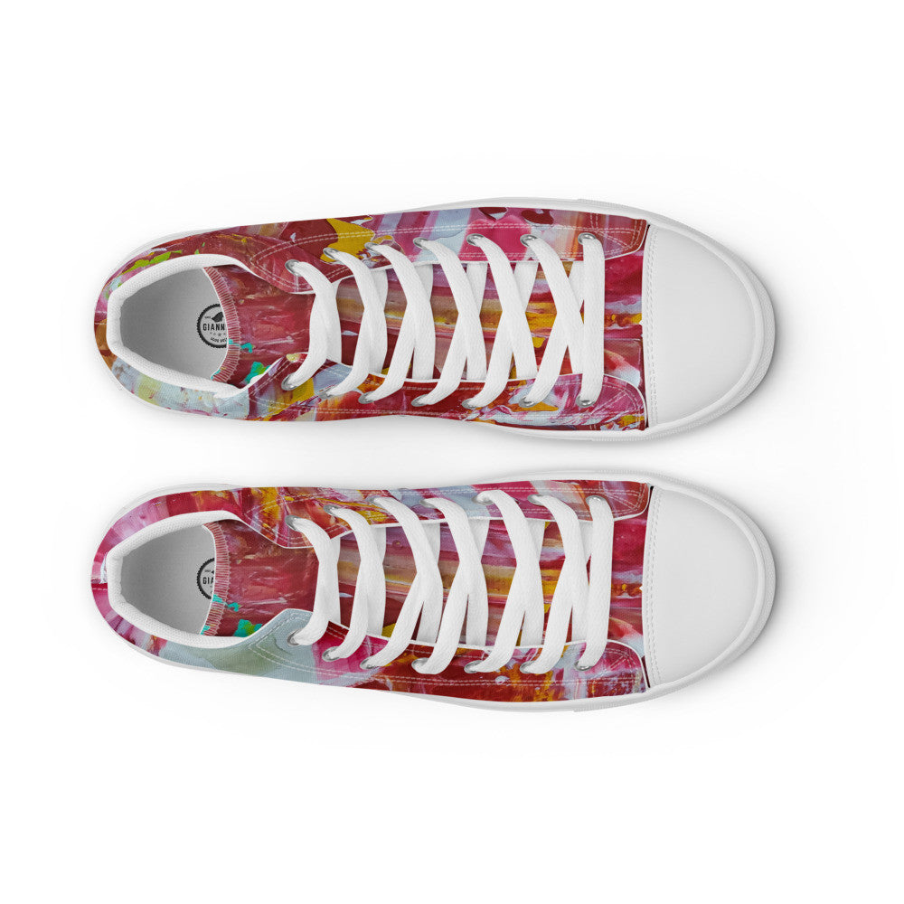 Gianneli Colours Handmade Women’s High Top Canvas Shoes