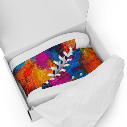 Gianneli Colours Handmade Women’s High Top Canvas Shoes
