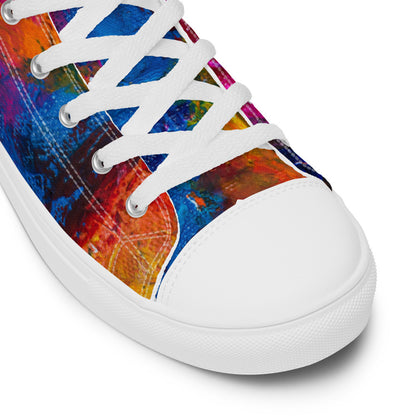 Gianneli Colours Handmade Women’s High Top Canvas Shoes