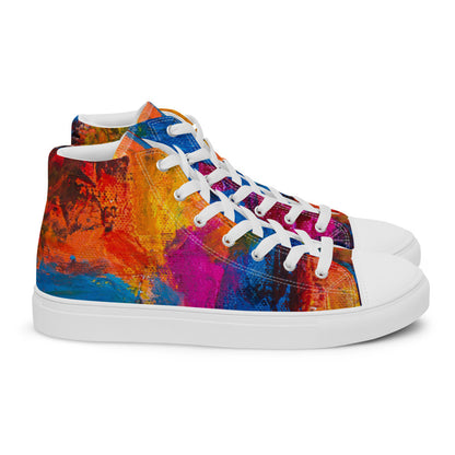 Gianneli Colours Handmade Women’s High Top Canvas Shoes