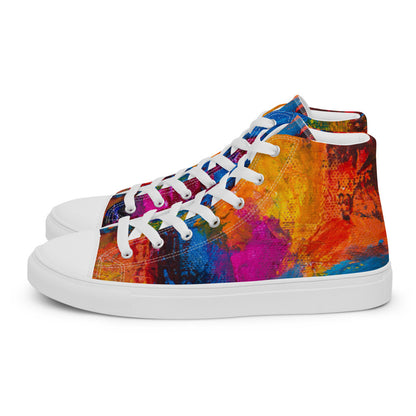 Gianneli Colours Handmade Women’s High Top Canvas Shoes