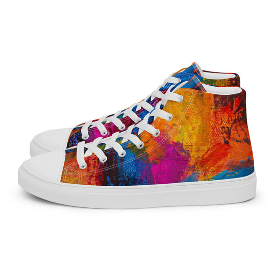 Gianneli Colours Handmade Women’s High Top Canvas Shoes