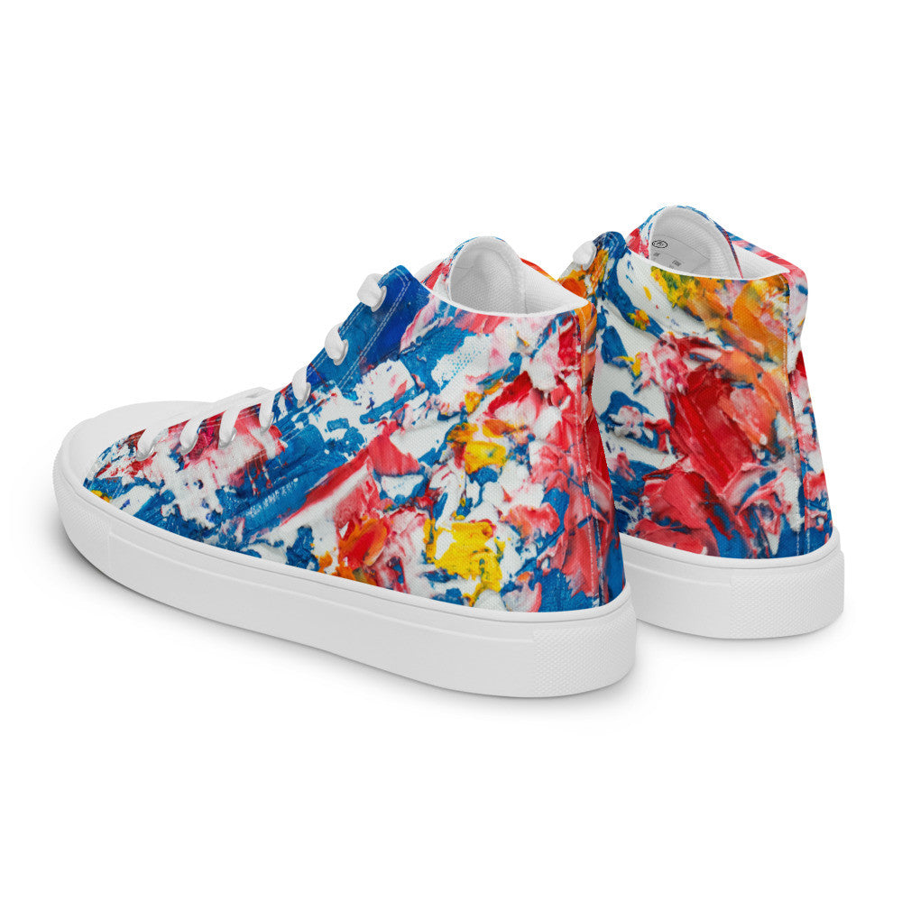 Gianneli Colours Handmade Women’s High Top Canvas Shoes