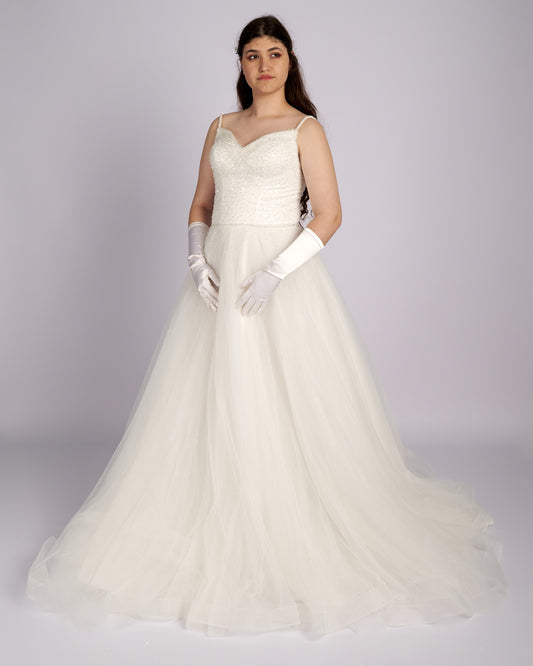 Celestine Crystal Beaded Bridal Gown Wedding Dresses