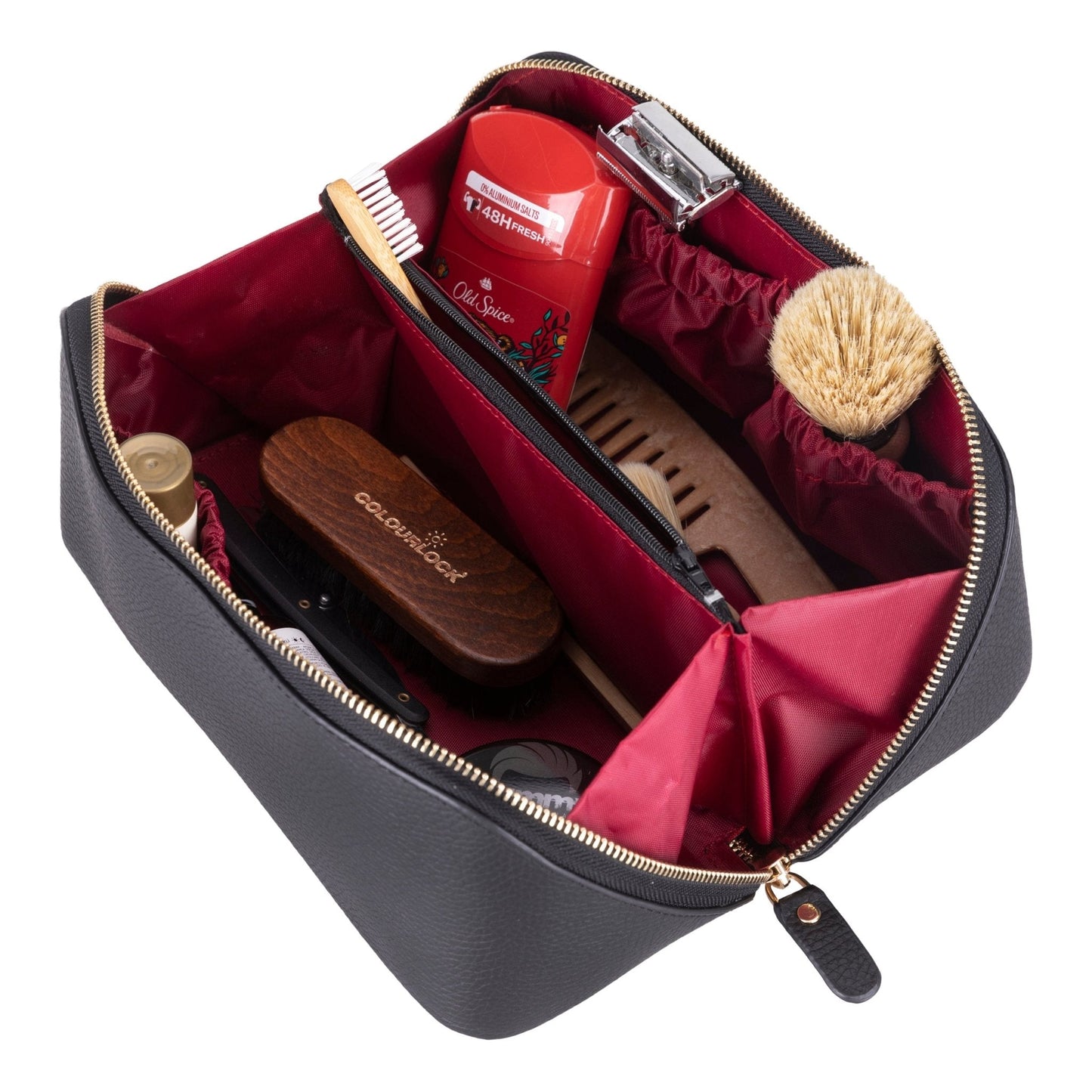 Haines Leather Cosmetic Bag – Elegant & Functional for Women