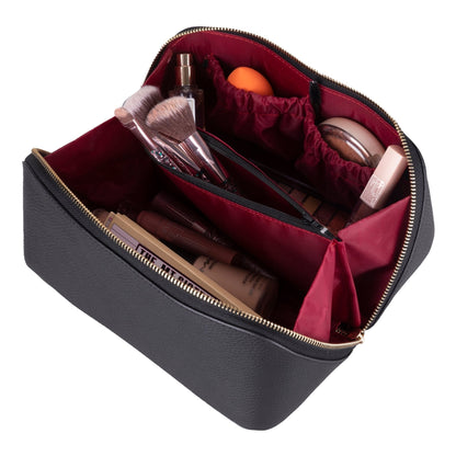 Haines Leather Cosmetic Bag – Elegant & Functional for Women