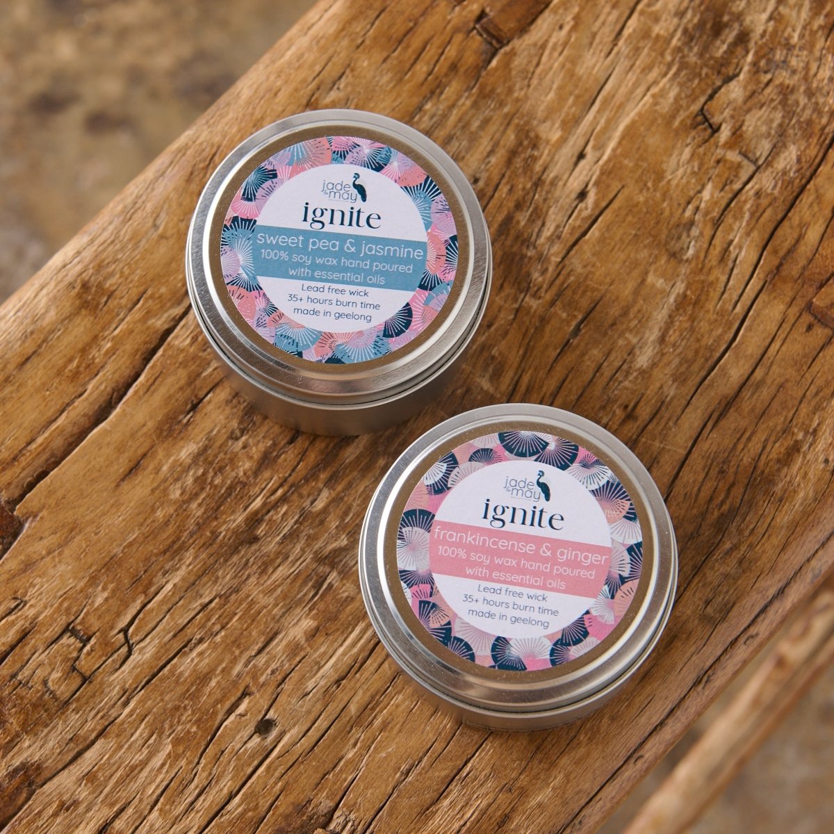 Essential Oil Candles - Frankincense & Ginger | Natural Candle