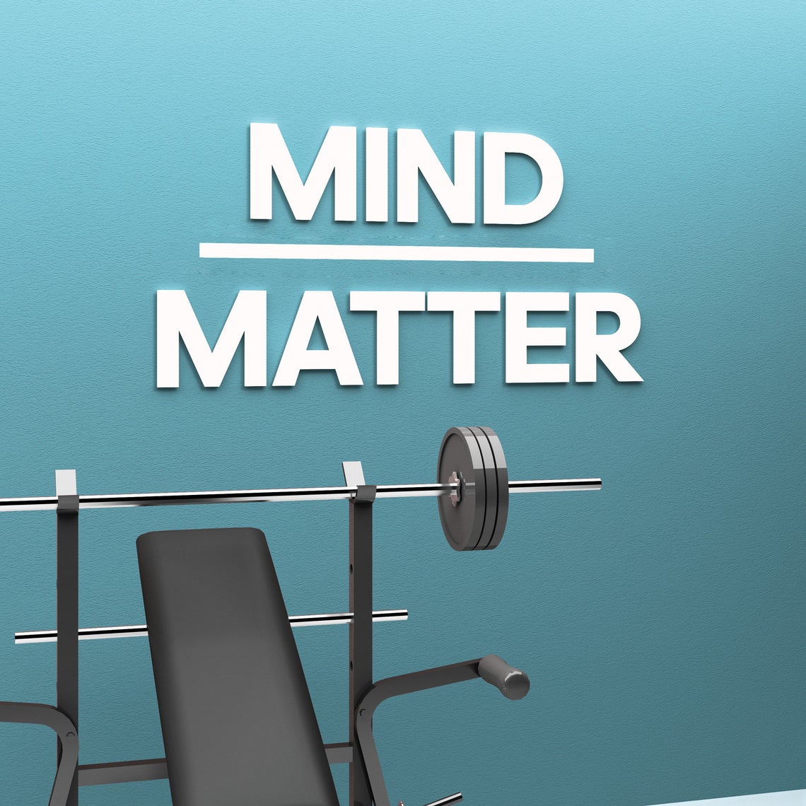 Mind Matter - 3D Gym Decor
