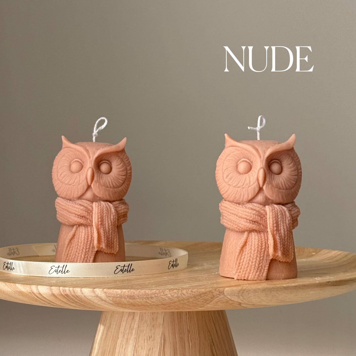 Cute Owl Candle