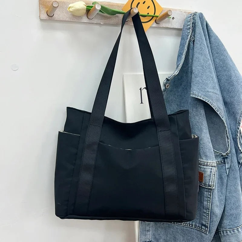 Nylon Shoulder Tote Bag for Women