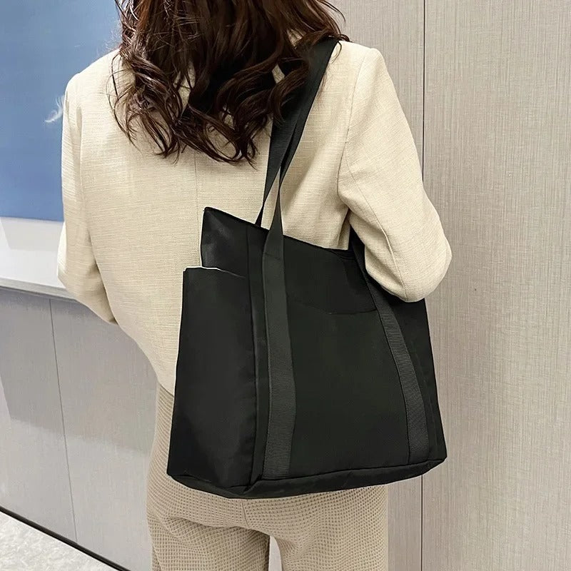 Nylon Shoulder Tote Bag for Women