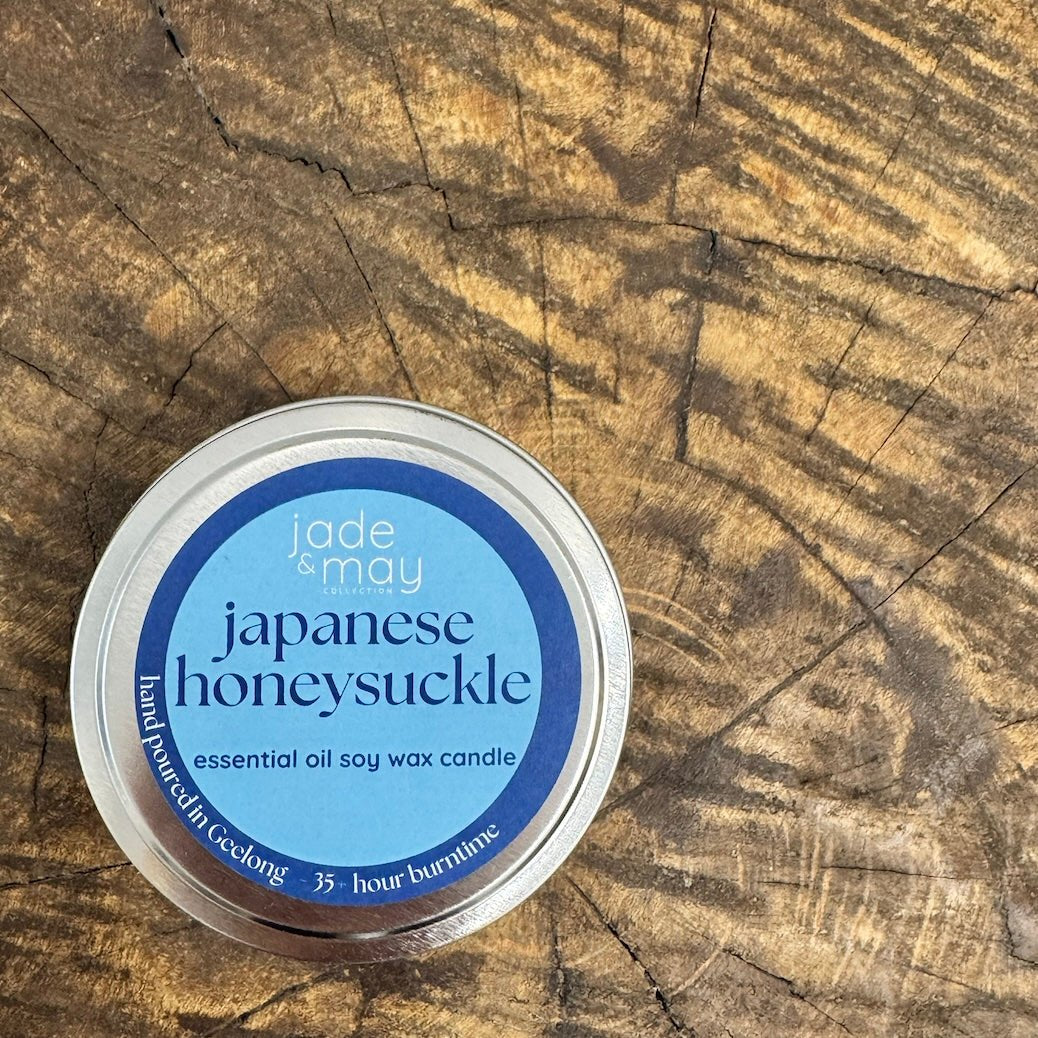 Japanese Honeysuckle Soy Candle  - Essential Oil Candles