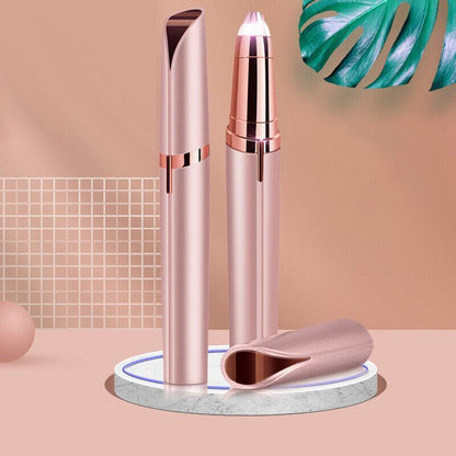 Electric Eyebrow Trimmer Finishing Touch Flawless Brows Hair Remover Led Light