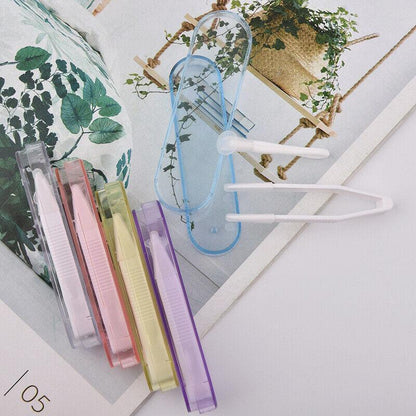 Contact Lens Tweezers Stick Inserter Remover Tool Kit Tip Storage Case Box Set