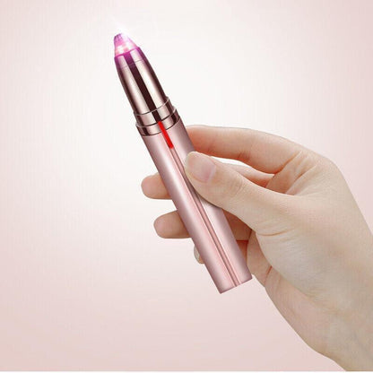 Electric Eyebrow Trimmer Finishing Touch Flawless Brows Hair Remover Led Light