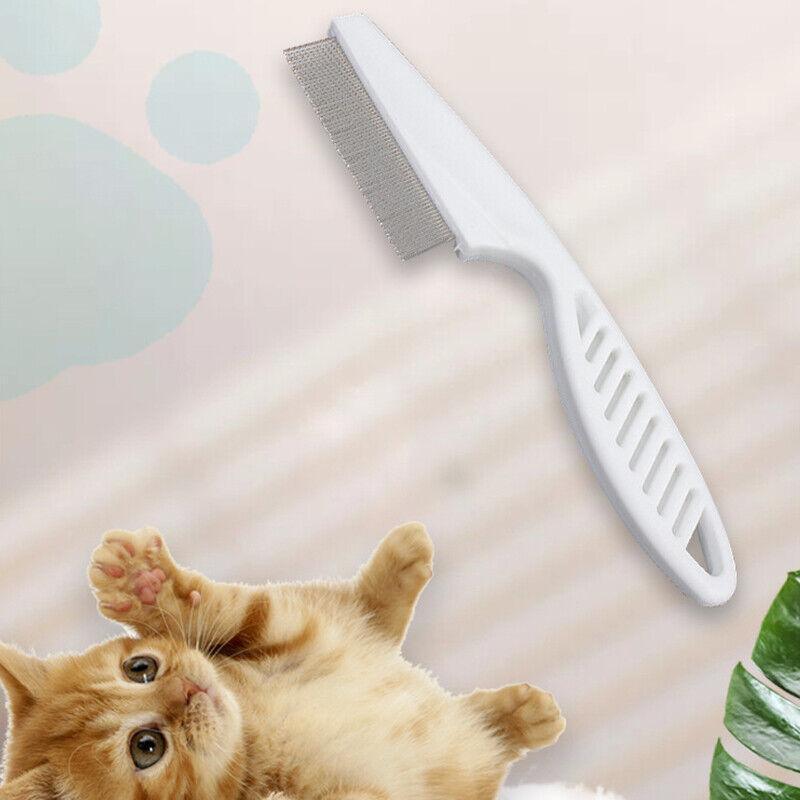 1Pc Large Fine Toothed Flea Flee Metal Nit Head Hair Lice Comb With Handle