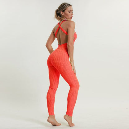 Female Yoga Set Women Tracksuit Sexy Jumpsuit 1PC Workout Gym